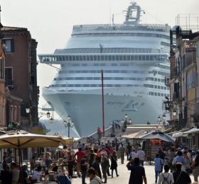 Venice and cruise ship